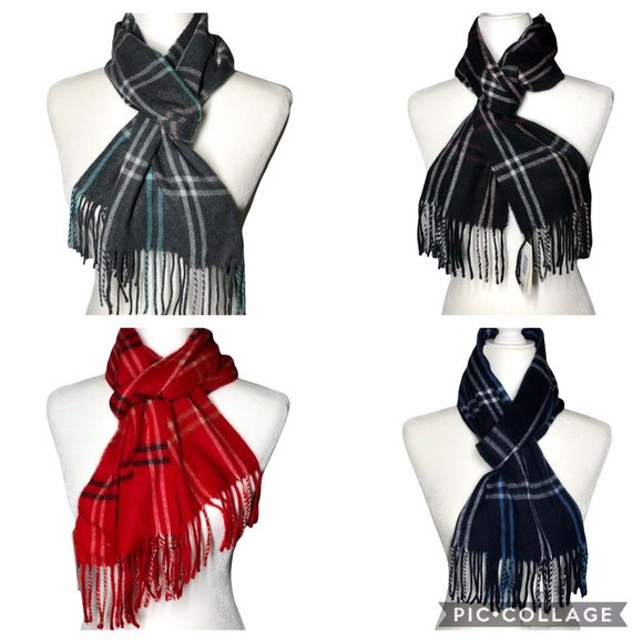 Steve Madden Paisley Scarf 4 Beautiful Plaid Colors to Choose! Great Gift! - Picture 1 of 10